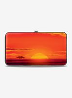 Disney The Lion King Hakuna Matata Simba Pumbaa Timon Sunset Silhouette Hinged Wallet