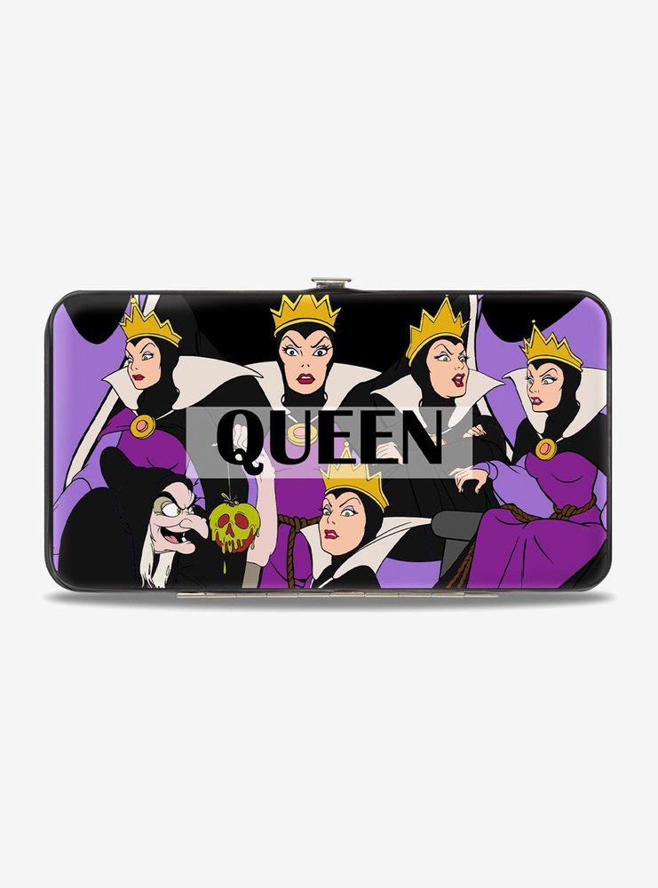 Disney Snow Whites Evil Queen Poses Collage Hinged Wallet