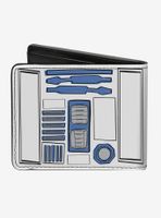 Star Wars R2D2 Head Parts Bi-Fold Wallet