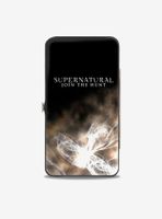 Supernatural Dean Sam Standing Pose Join The Hunt Hinged Wallet