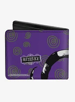 Beetlejuice Sandworm Swirls Bi-Fold Wallet