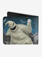 The Nightmare Before Christmas Four Character Group Cemetery Scene Bi-Fold Wallet