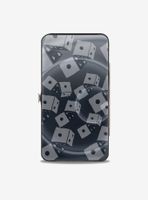 The Nightmare Before Christmas Oogie Boogie Rolling Dice Pose Scattered Dice Hinged Wallet