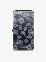 The Nightmare Before Christmas Oogie Boogie Rolling Dice Pose Scattered Dice Hinged Wallet