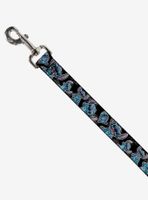 Disney Lilo & Stitch Poses Hibiscus Sketch Dog Leash