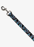 Disney Lilo & Stitch Poses Hibiscus Sketch Dog Leash