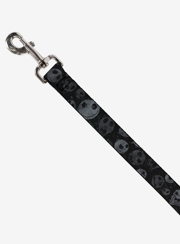 The Nightmare Before Christmas Jack Expressions Scattered Weather Dog Leash
