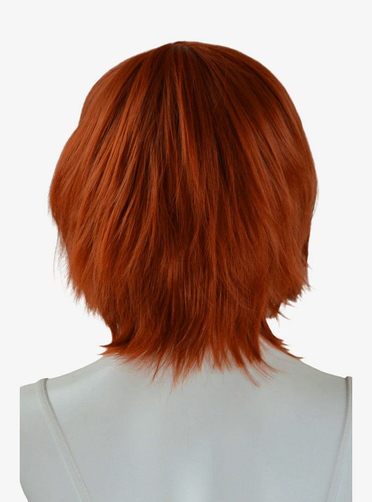 Epic Cosplay Aphrodite Copper Red Long Bang Layered Short Wig