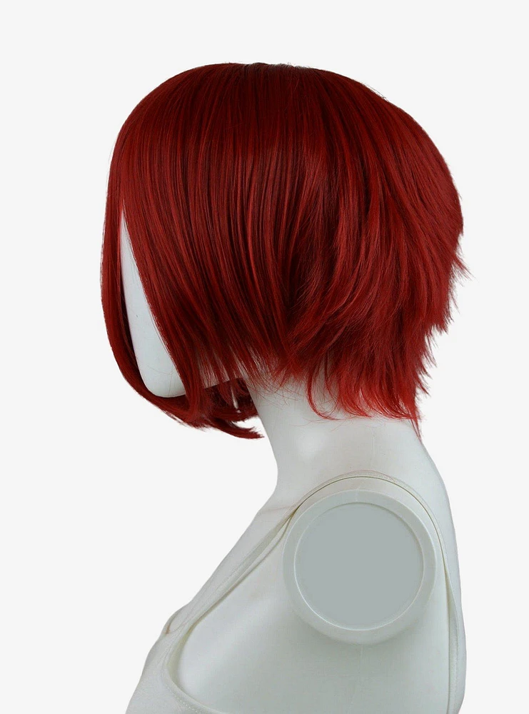 Epic Cosplay Aphrodite Dark Red Long Bang Layered Short Wig