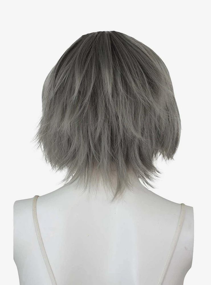 Epic Cosplay Aphrodite Gunmetal Grey Long Bang Layered Short Wig