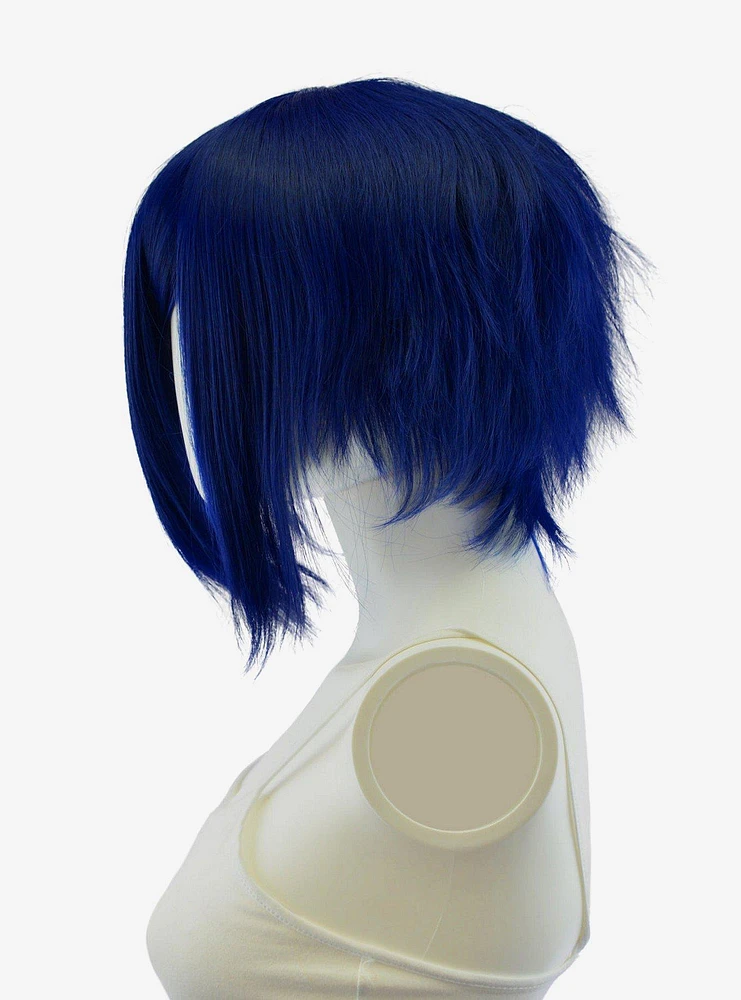 Epic Cosplay Aphrodite Midnight Blue Long Bang Layered Short Wig