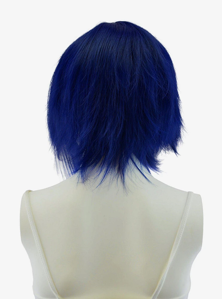 Epic Cosplay Aphrodite Midnight Blue Long Bang Layered Short Wig