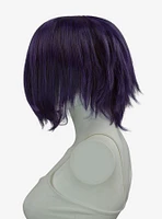 Epic Cosplay Aphrodite Purple Black Fusion Long Bang Layered Short Wig