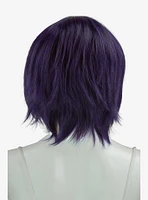 Epic Cosplay Aphrodite Purple Black Fusion Long Bang Layered Short Wig