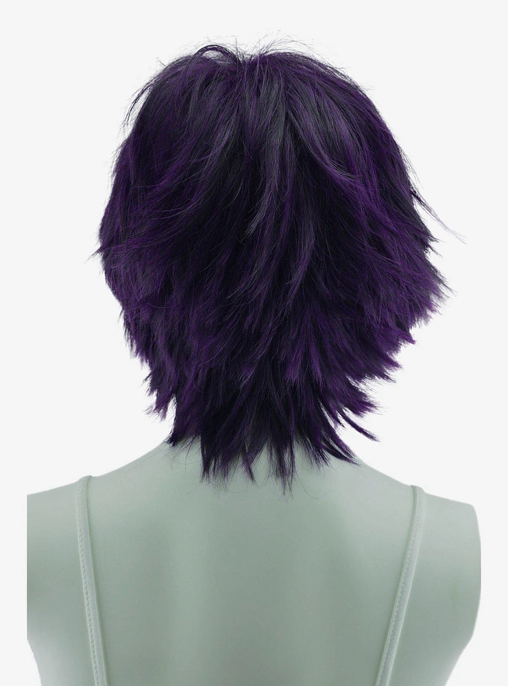 Epic Cosplay Apollo Purple Black Fusion Shaggy Wig for Spiking 