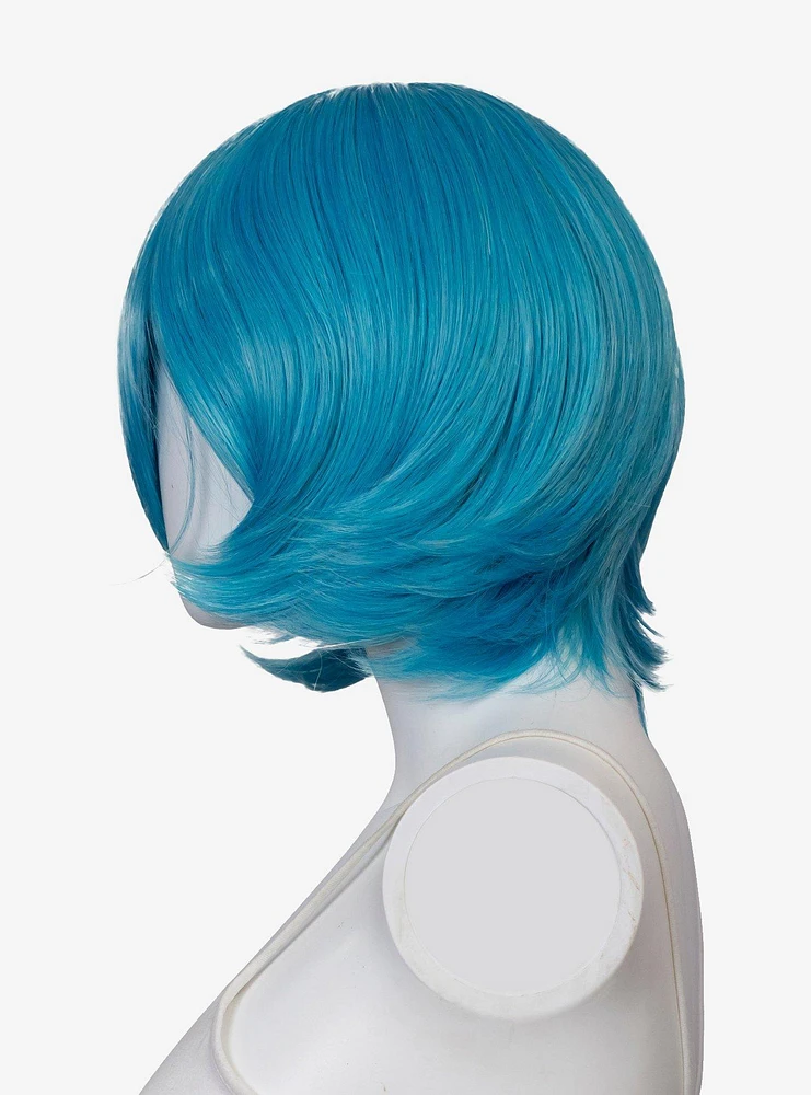 Epic Cosplay Chronos Anime Blue Mix Layered Bob Wig