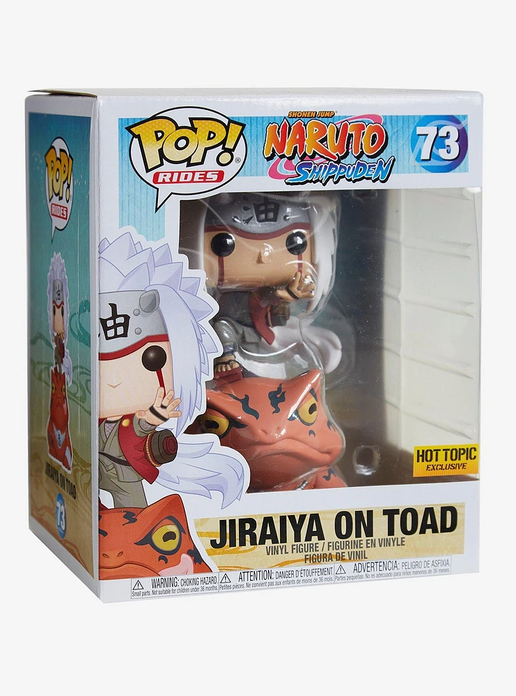 Funko Naruto Shippuden Pop! Rides Jiraiya On Toad Vinyl Figure Hot Topic Exclusive