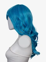 Epic Cosplay Hestia Teal Blue Mix Shoulder Length Curly Wig