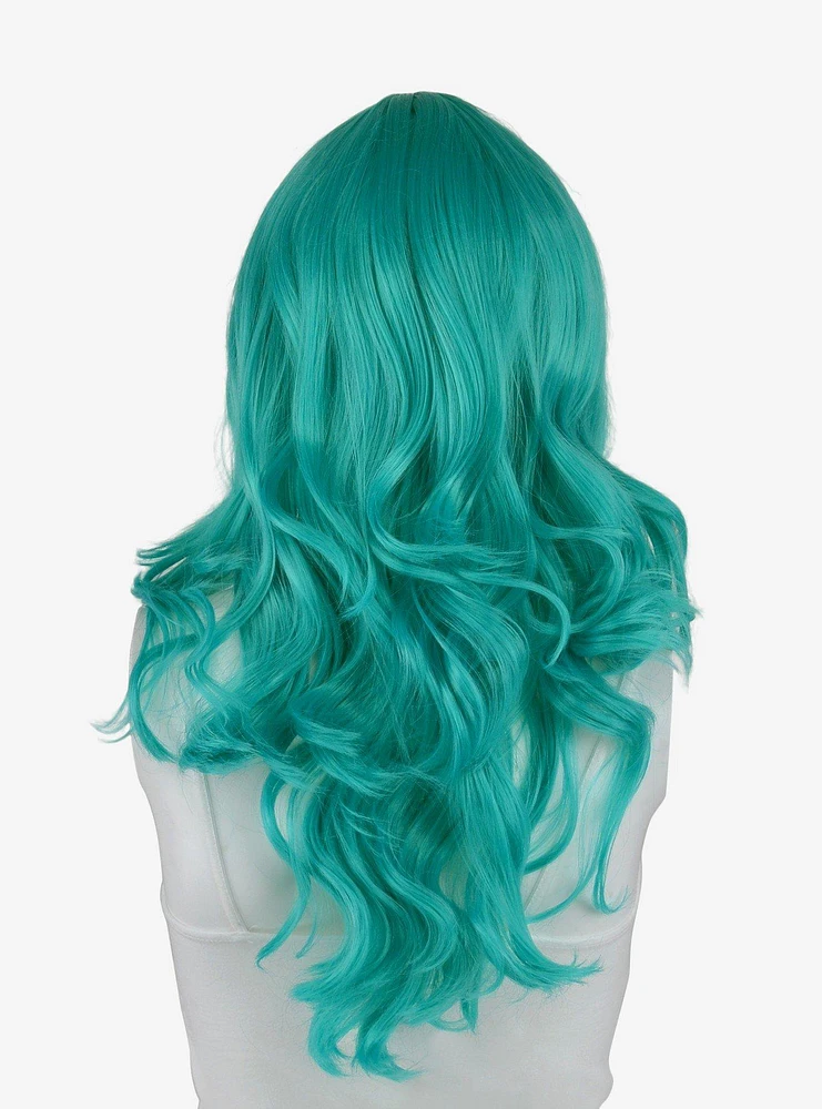 Epic Cosplay Hestia Vocaloid Green Shoulder Length Curly Wig