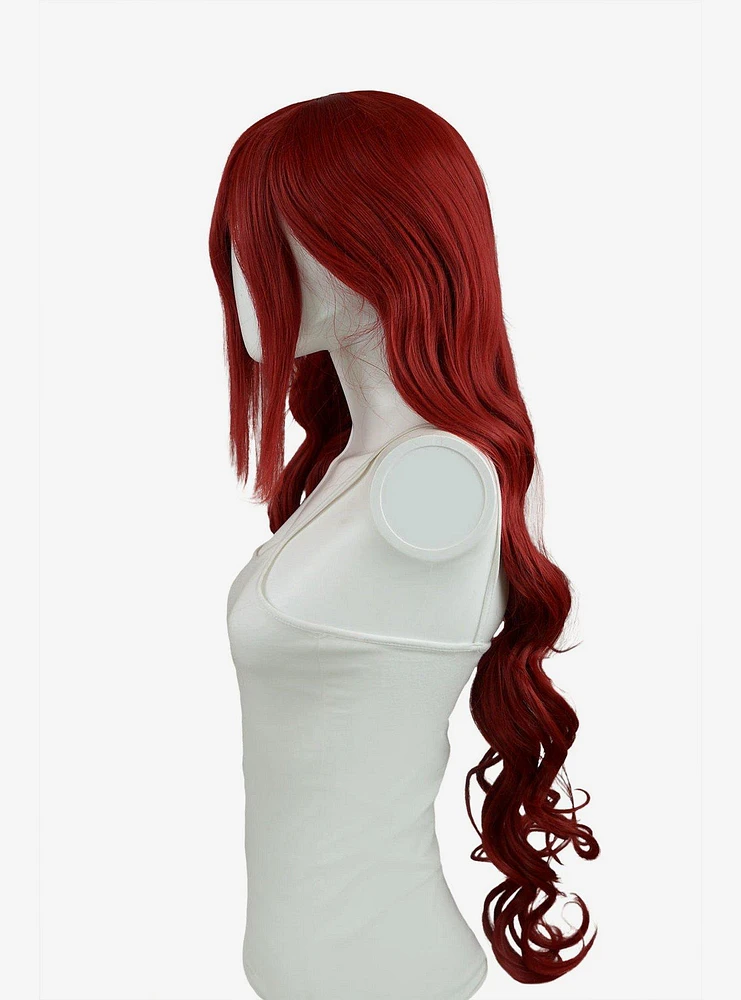 Epic Cosplay Hera Dark Red Long Curly Wig