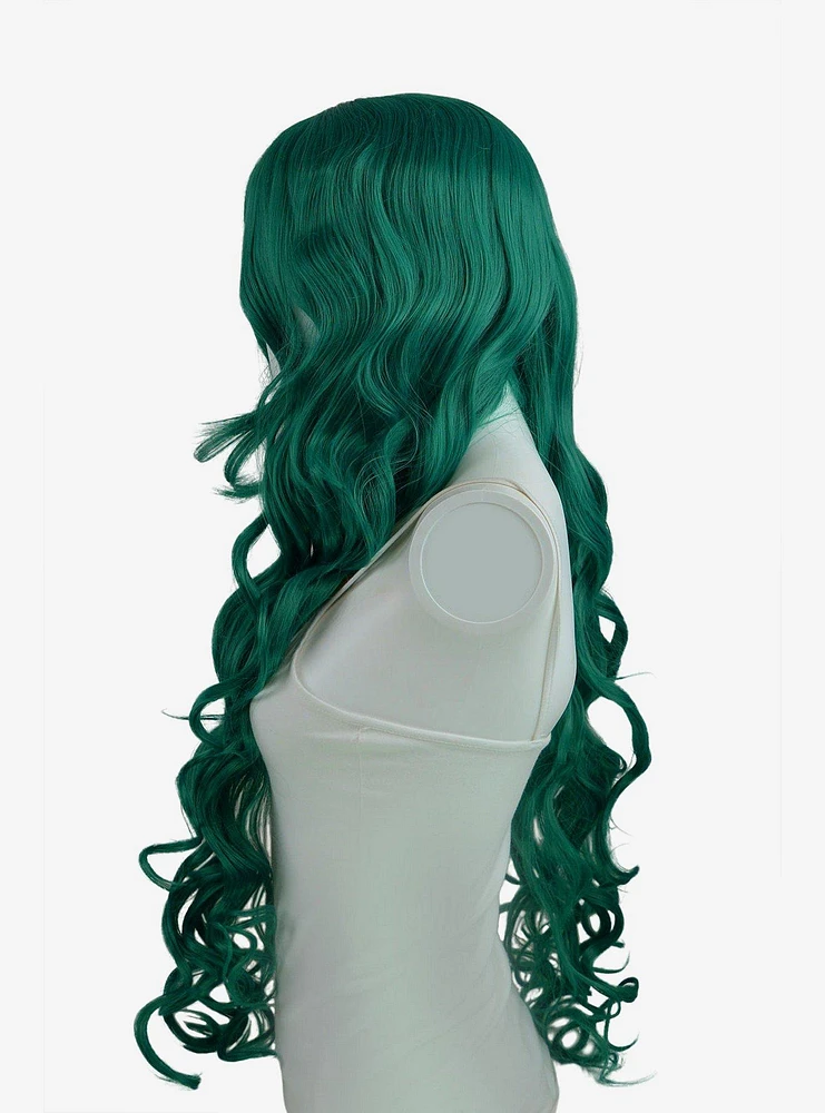 Epic Cosplay Hera Emerald Green Long Curly Wig