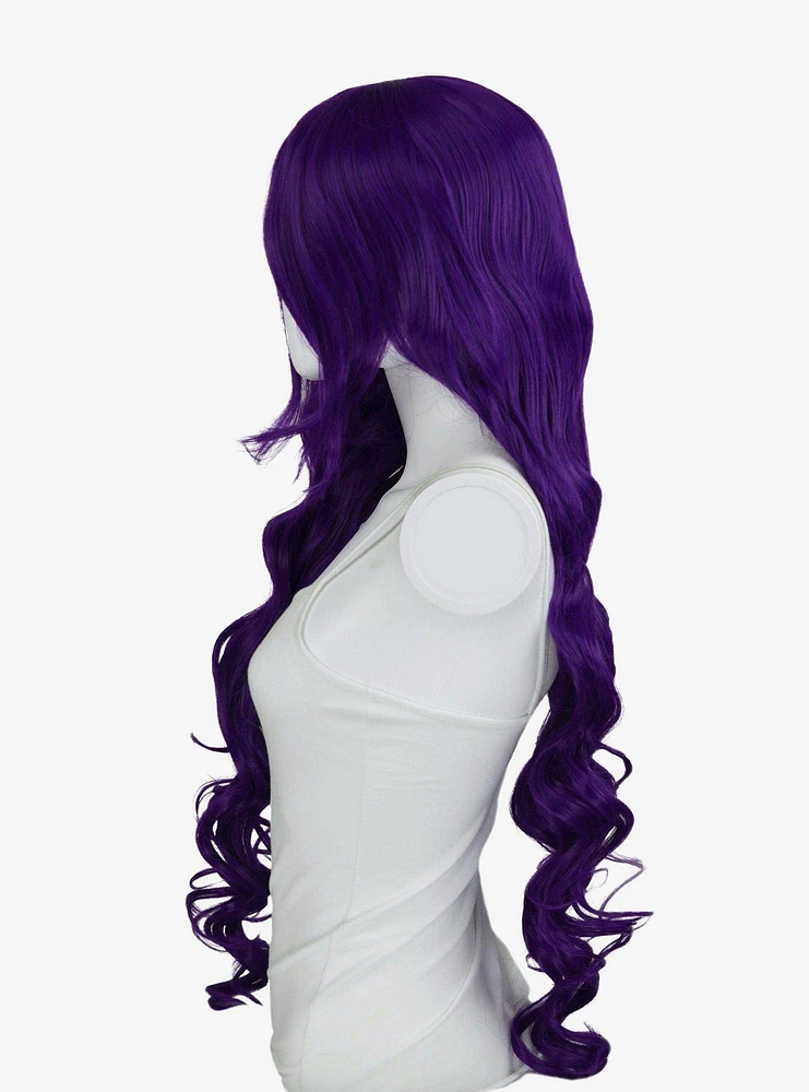 Epic Cosplay Hera Royal Purple Long Curly Wig