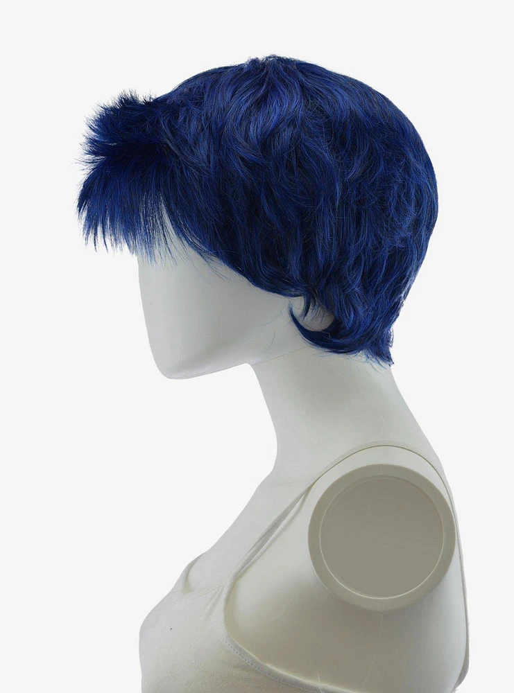 Epic Cosplay Hermes Blue Black Fusion Pixie Hair Wig
