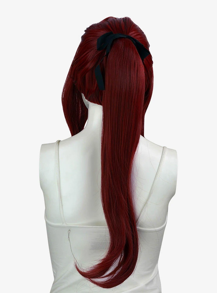 Epic Cosplay Phoebe Dark Red Ponytail Wig