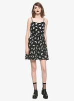 Black & White Butterfly Tiered Dress