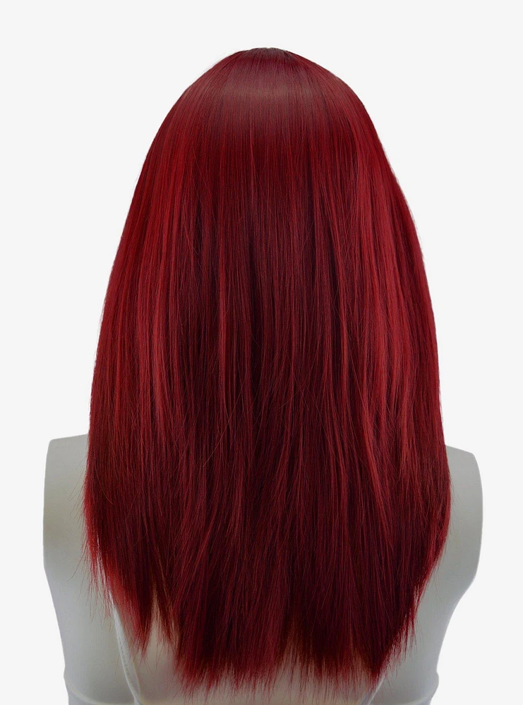 Epic Cosplay Theia Burgundy Red Medium Length Wig