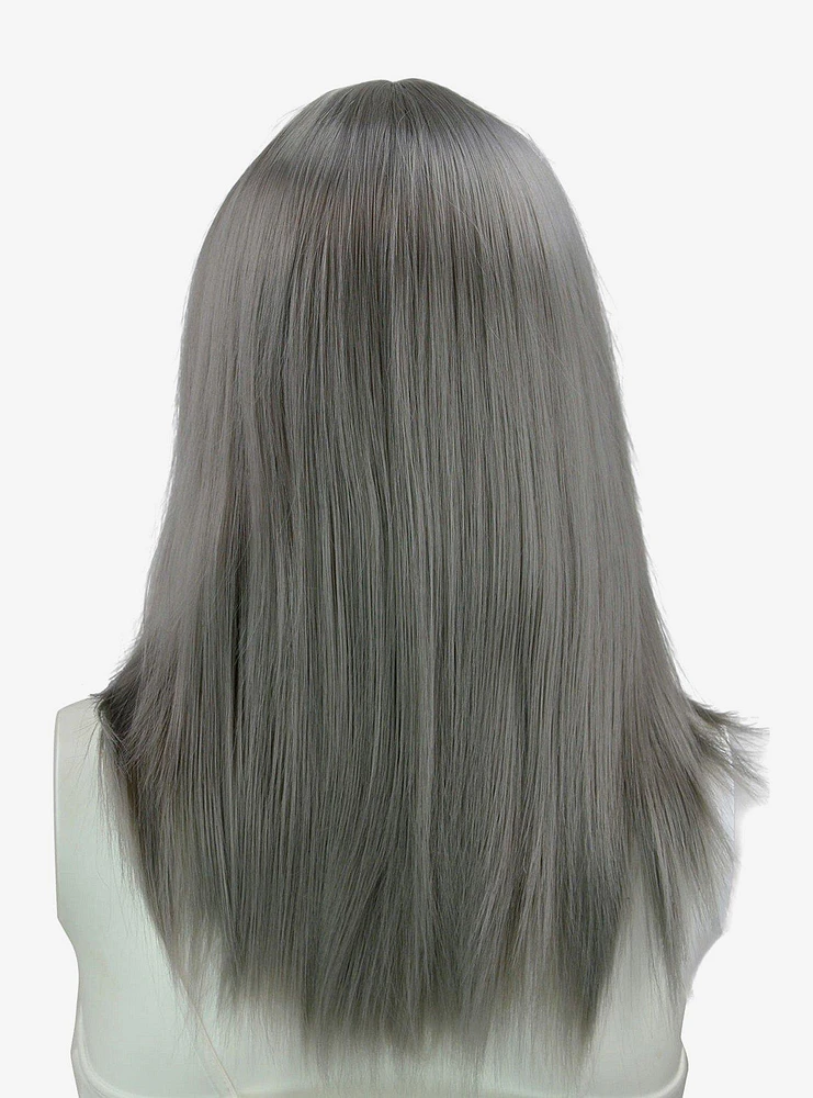 Epic Cosplay Theia Gunmetal Grey Medium Length Wig