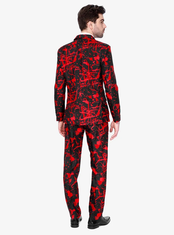 Suitmeister Men's Black 'Blood' Suit