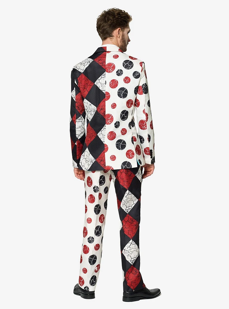 Suitmeister Men's Halloween Red Clown Suit