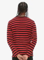 Red & Black Stripe Long-Sleeve T-Shirt