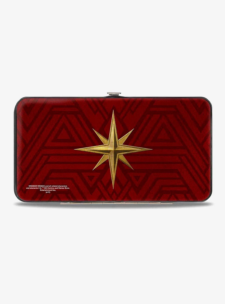 DC Comics Wonder Woman Live Action Icon Tiara Star Hinged Wallet