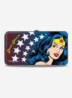 DC Comics Wonder Woman Stars Hinged Wallet