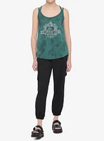 Harry Potter Slytherin Tie-Dye Girls Strappy Tank Top