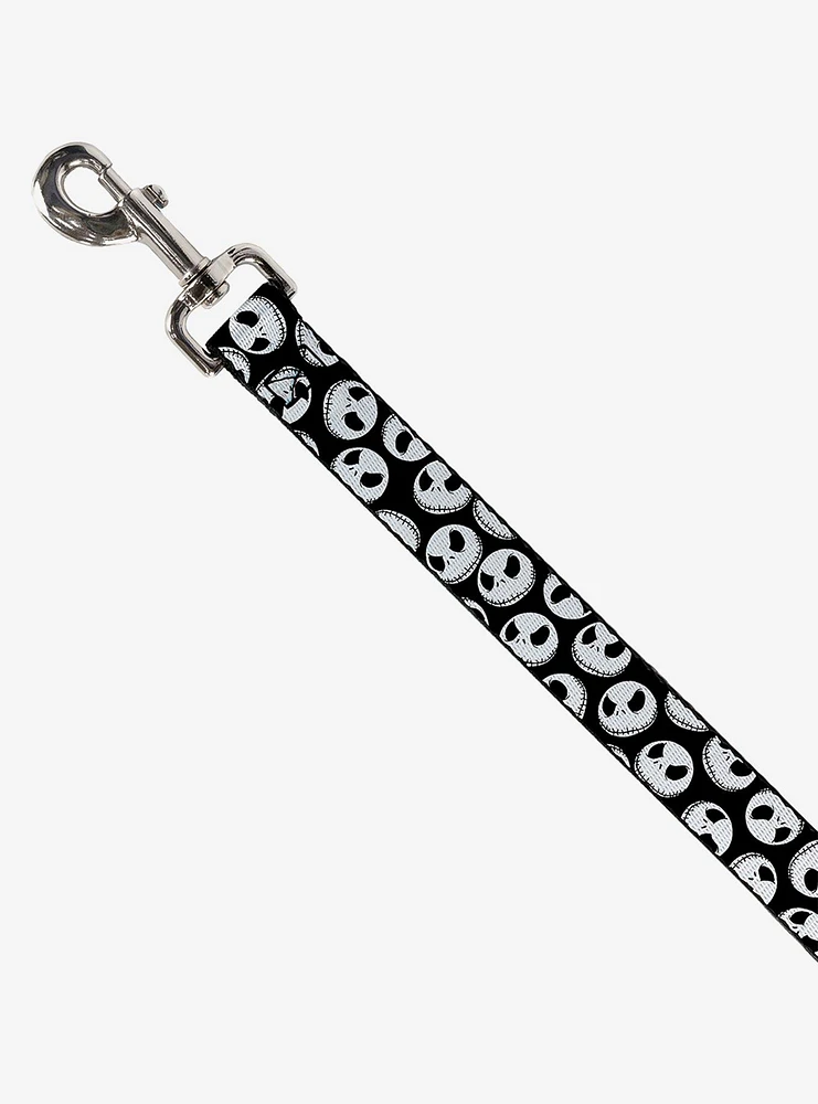 The Nightmare Before Christmas Jack Scattered Expressions Dog Leash