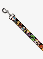 Nickelodeon 90's 13 Character Poses Dog Leash