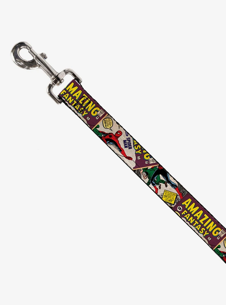 Marvel Spider Man Amazing Fantasy Cover Pose Dog Leash