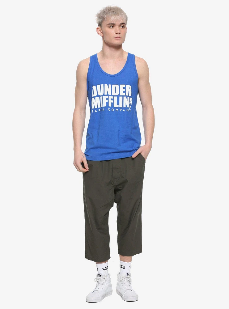 The Office Dunder Mifflin Blue Tank Top