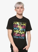 Disney A Goofy Movie Powerline Tour Cities T-Shirt