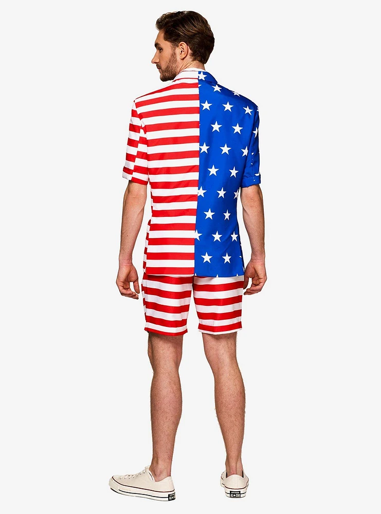 Suitmeister Men's USA Flag Americana Short Suit