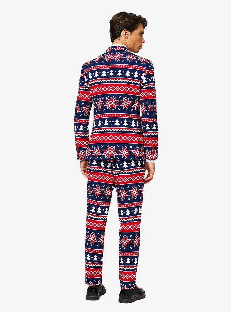 OppoSuits Men's Nordic Noel Christmas Suit