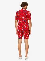 OppoSuits Men's Short Dapper Decorator Christmas Suit