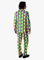 OppoSuits Men's Harleking Mardi Gras Suit