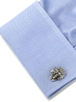 3D Star Wars Millennium Falcon Cufflinks