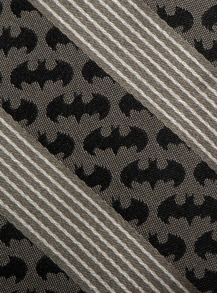 DC Comics Batman Black Pinstripe Tie