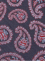 DC Comics Superman Red and Blue Paisley Tie