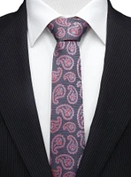 DC Comics Superman Red and Blue Paisley Tie